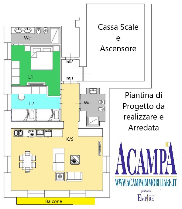 CORSO SECONDIGLIANO 3 VANI CON P.AUTO